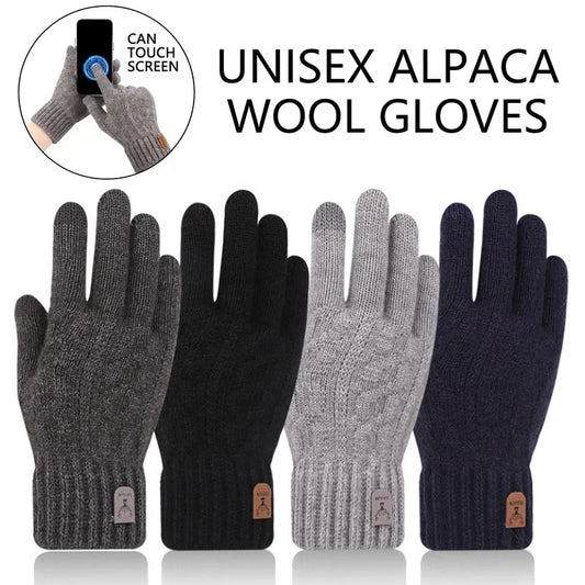 Touchscreen Knit Gloves, Unisex Winter Gloves