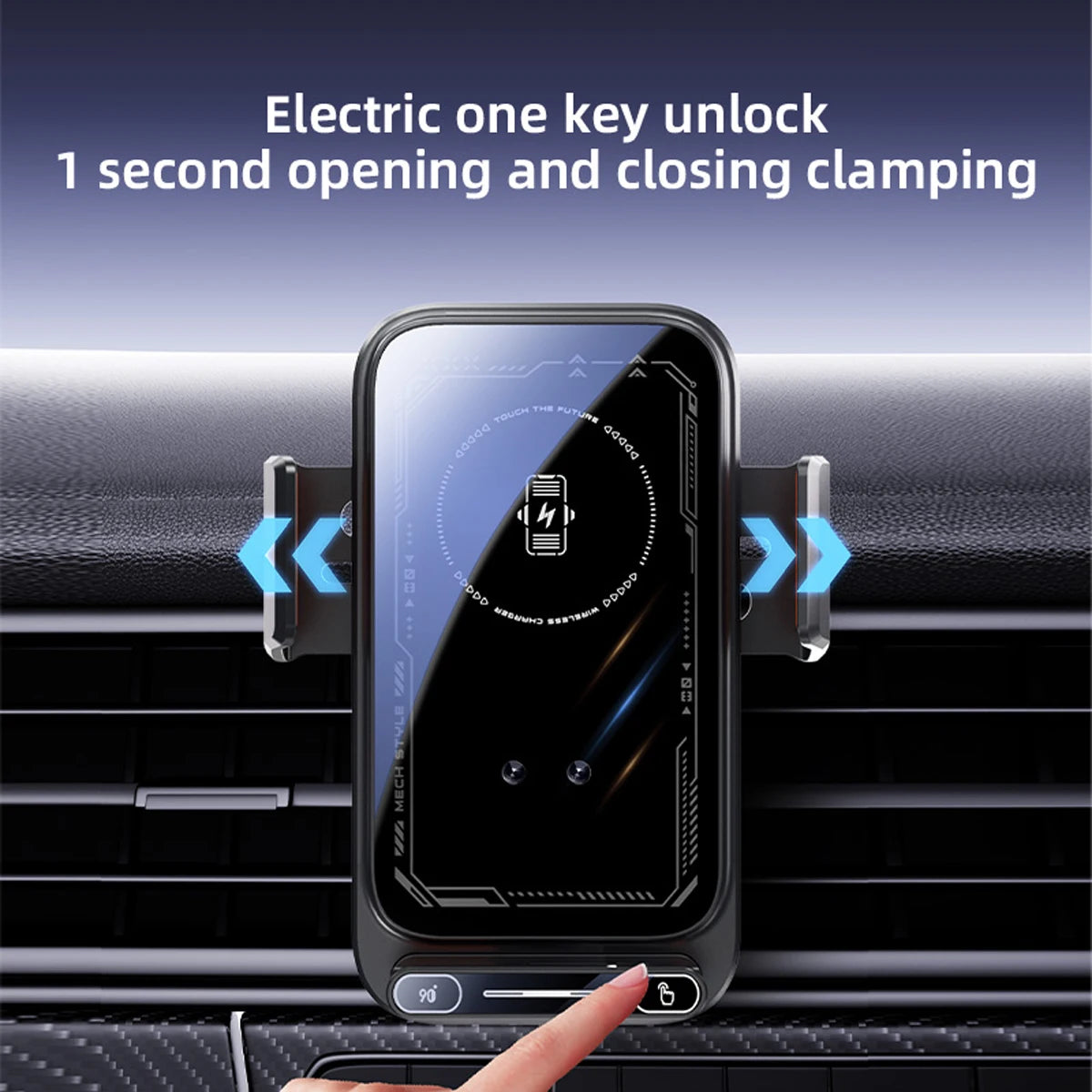 Magnetic Phone Mount with Wireless Charging for Ford F-150 Raptor 2019–2020