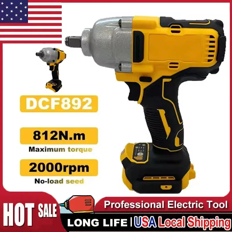 Brushless cordless 1/2-inch impact wrench power tool