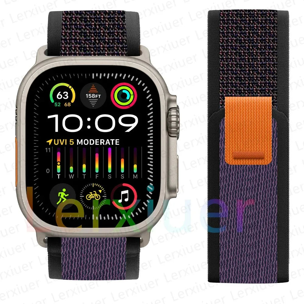 trail loop For apple watch ultra 3 2 Band 49mm 44mm 40mm 45mm 41mm 42mm correa bracelet iWatch series 7 se 8 9 10 11 46mm straps