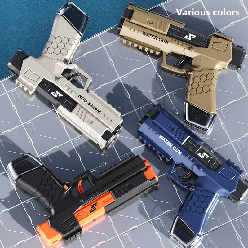 Manual Burst Water Gun — High-Pressure Non-Electric Water Pistol