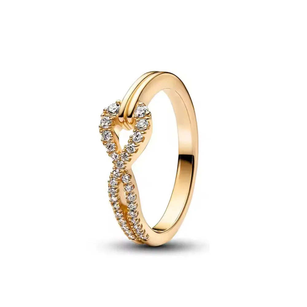 925 Silver Heart & Butterfly Rings — Wedding Jewellery for Women