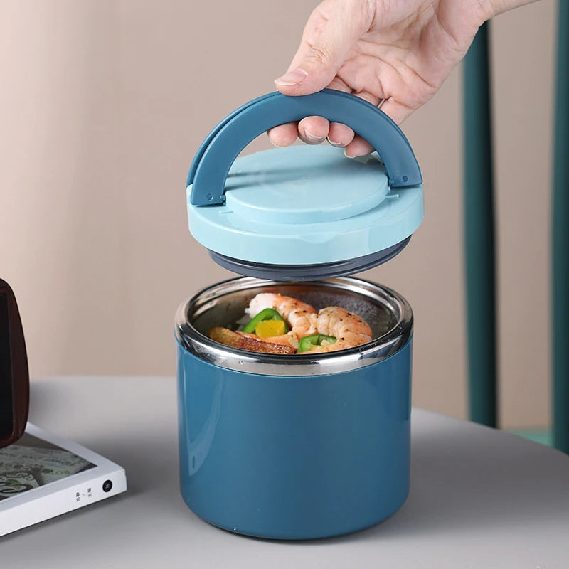 Insulated Soup Food Jar with Handle - Stainless Steel Hot and Cold Lunch Jar