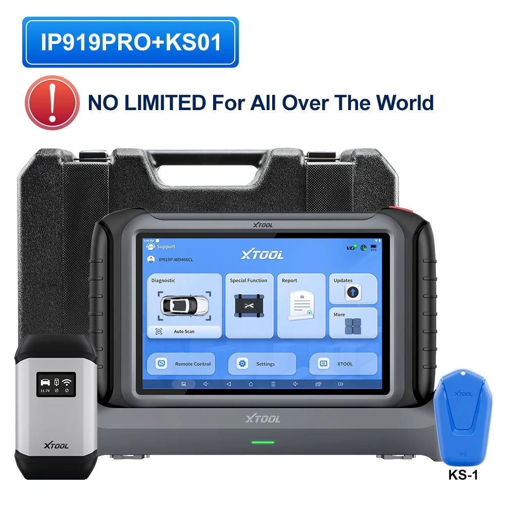 XTOOL IP919 PRO IP919PRO Car Diagnostic Tools Automatic Scanner ECU Coding Programming 51 Service CANFD DOIP Topology DOIP FCA