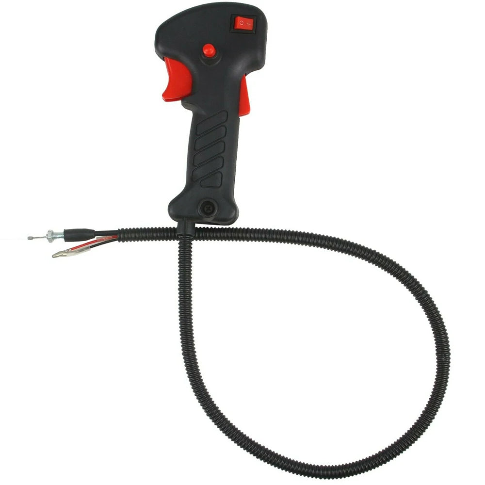Manual Throttle Switch Assembly For Gasoline Brush Cutter Grass Trimmer Tube Mower Handle Throttle Switch Lawn Mower Parts
