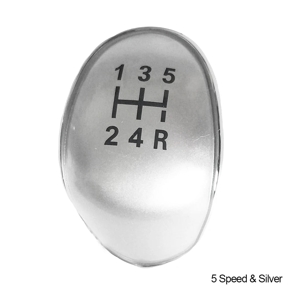 Car Gear Shift Knob Cap Top Cover Emblem 5/6Speed for Ford Focus MK2 MK3 Fiesta MK7 Transit Connect Kuga C-max FL B-max S-max