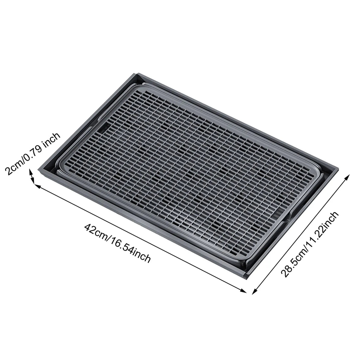 Cat Litter Trapping Mat - Waterproof Non-Slip Litter Box Mat – photo 8