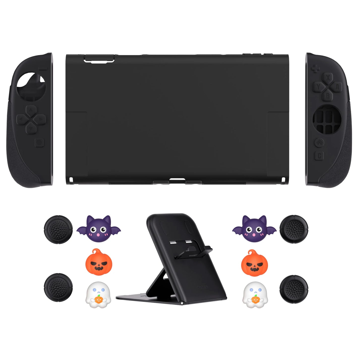 PlayVital Ranger Dockable Silicone Grip Case with Hard Shell Cover for Nintendo Switch 2 Full-Body Cover with Stand & Thumb Grip