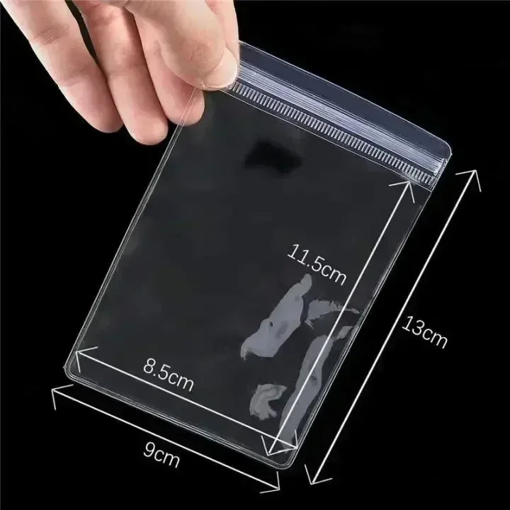 Wholesale PVC Self Sealed Bags for Jewelry Earrings Necklace Rings Storage Package Bag Organizer Dust-proof Anti-oxidation Pouch