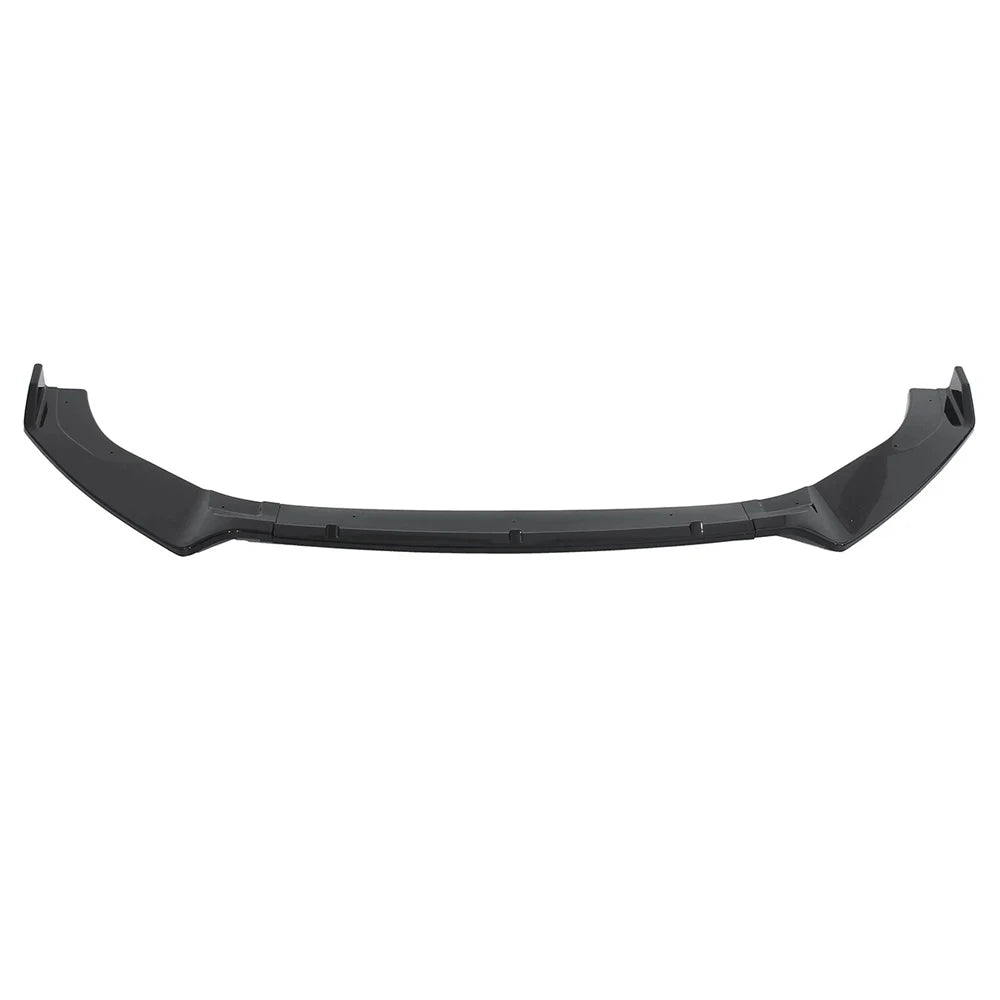 1 Set Car Front Bumper Three-Section Lip Splitter Spoiler Durable Gloss Black For Golf MK7 MK7.5 GTI R GTD ALL Models 2026-2026