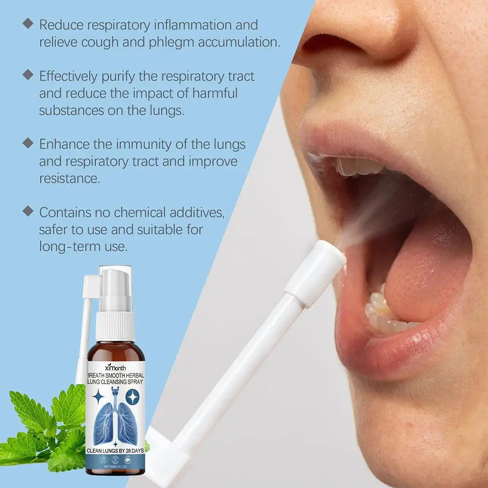 Herbal Breathe Mist 30ml — Refreshing Aromatherapy Freshening Spray