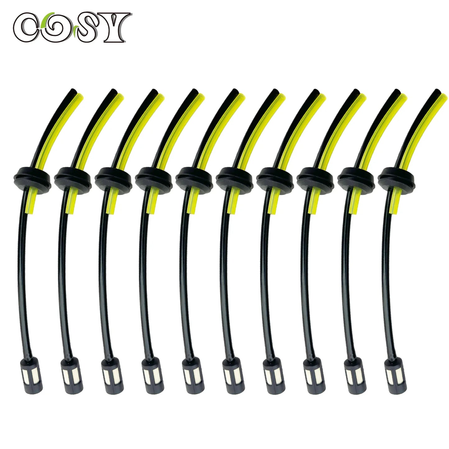 COSY 5/10pcs Replacement Strimmer Trimmer Fuel Hose with Fuel Petrol Tank Filter Oil Pipe For Chainsaw Parts Engine Garden Tools