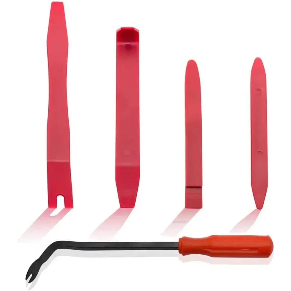 Car Interior Removal Kit - Easy To Pry Fasteners -Non-Scratch Remove Door Clips And Audio Instrument Panel