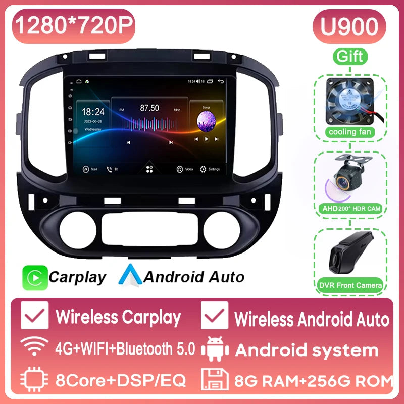 Car Android Car Radio DVD For Chevrolet Colorado/GMC Canyon 2015 - 2017 GPS Navigation Multimedia Player 4G WIFI VT QLED Screen