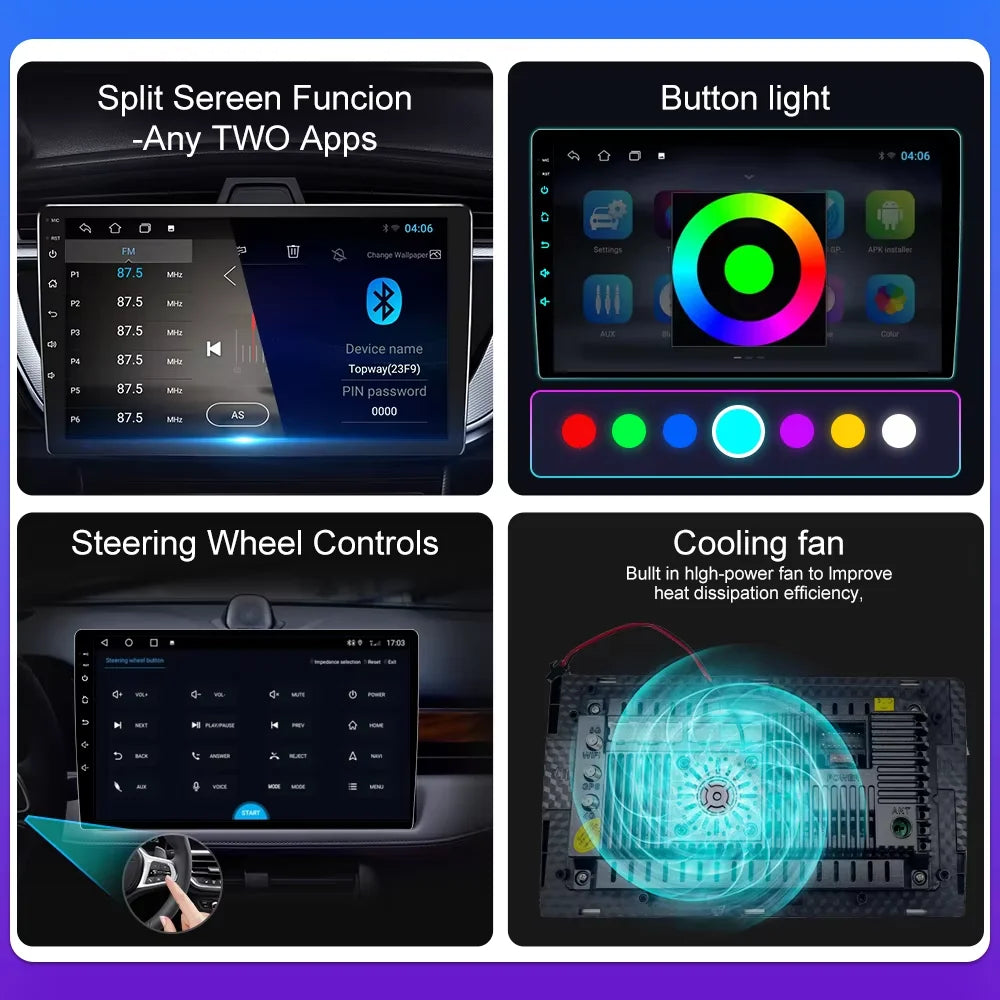 Android 16 Auto Radio For Ford S Max S-MAX 2006-2015 For Ford Galaxy 2014 Carplay Multimedia Video Player Navigation GPS No 2din