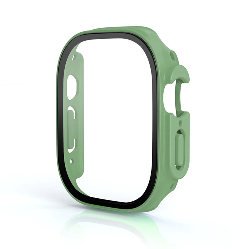 For Apple Watch Ultra 3 49mm 2026 PC Bumper+Screen Protector Tempered Glass+Cover for apple watch Case ultra 2/Ultra Accessories