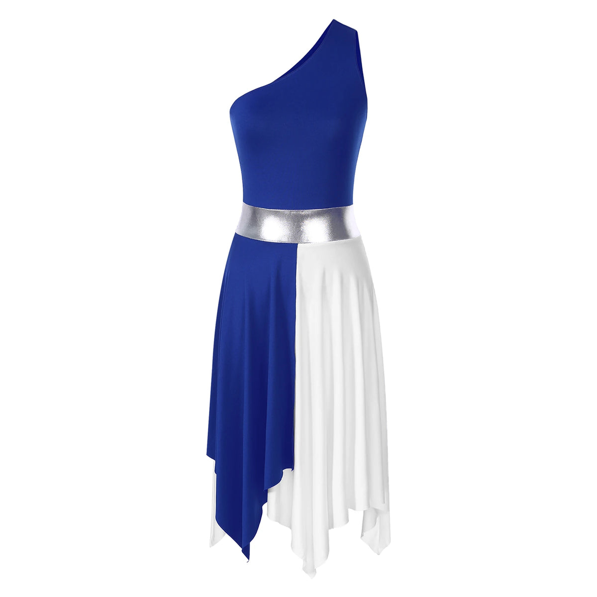 Women's praise dance long dress with split