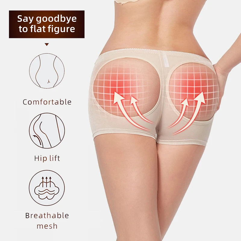 Aishang Butt Lifter Shaper Panties Shorts Butt Lift Underwear Briefs Women Body Shaper Ass Push Up Panty Buttock Open Hip Booty