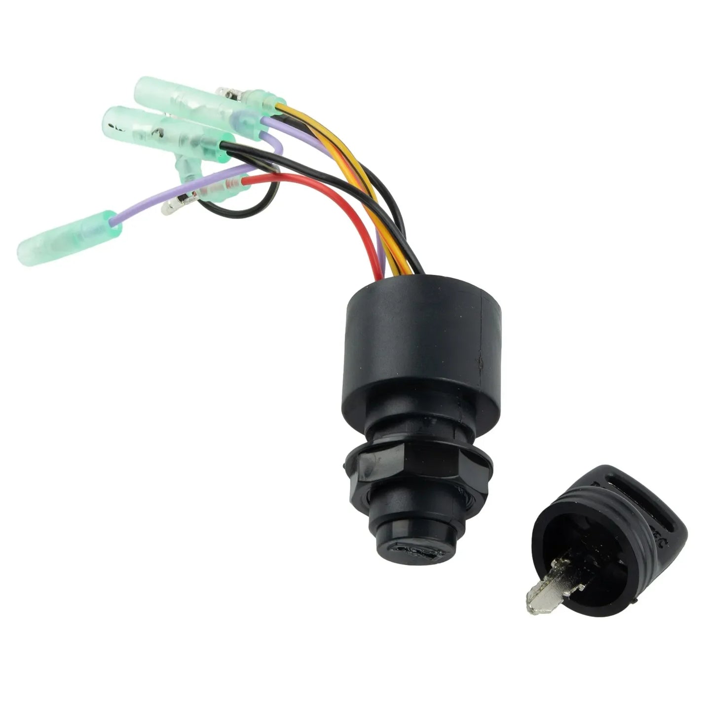 Parts Ignition Key Switch Fittings For Mercury Motors Outboard Boat Engine Plastic + Metal Replacement With 2x Key