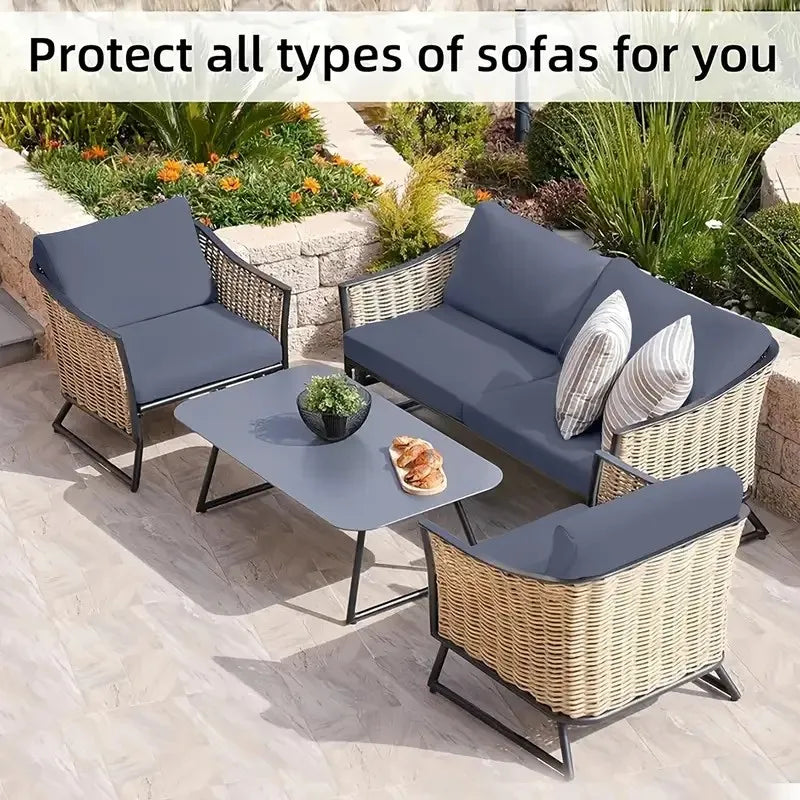 Elastic Sofa Seat Cushion Cover for Furniture Protector Sofa Slipcover Pets Kids Washable Sofa Cushion Case Removable Livingroom