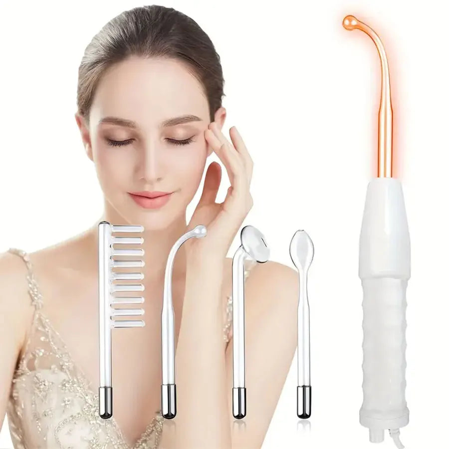 4-in-1 Facial Skin Care stick, High Frequency Facial Massager Facial Skin Care Set Portable skin care tools for family use Chris