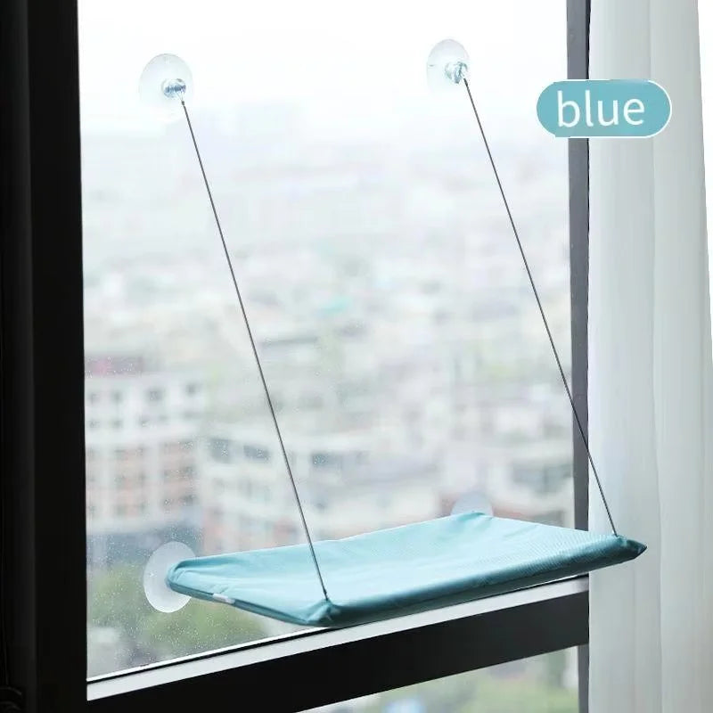 Cat Window Hammock Bed — Suction-Cup Space-Saving Perch for All Seasons