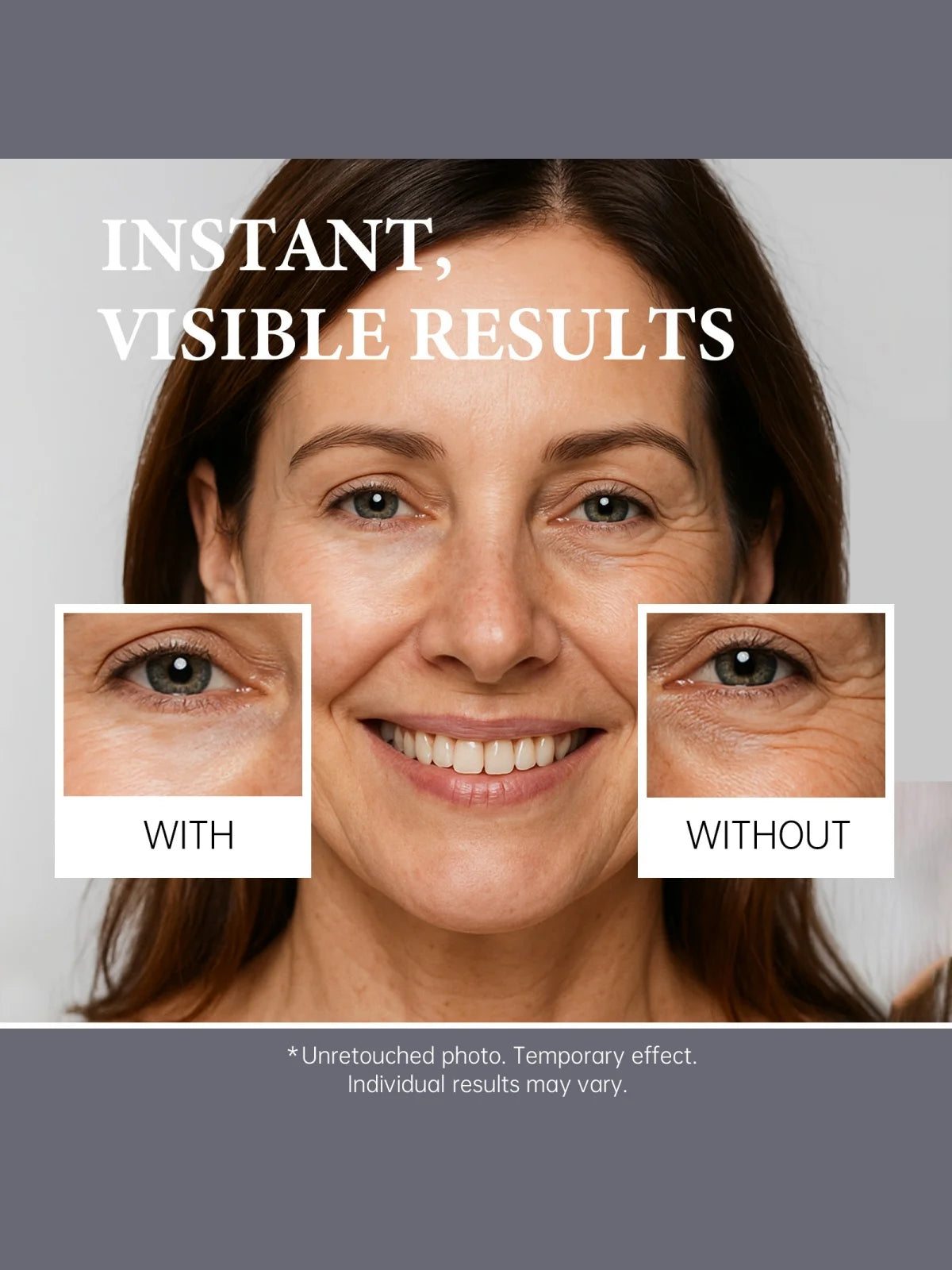 Instant Eye Firming Cream,Effectively Reduces Puffiness, Dark Circles, And Wrinkles,Universal Shade, Suitable For All Skin Types