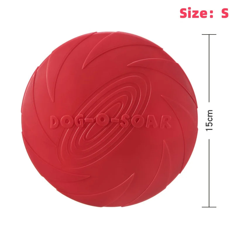 Soft Silicone Flying Disc Dog Toy for Fetch and Training