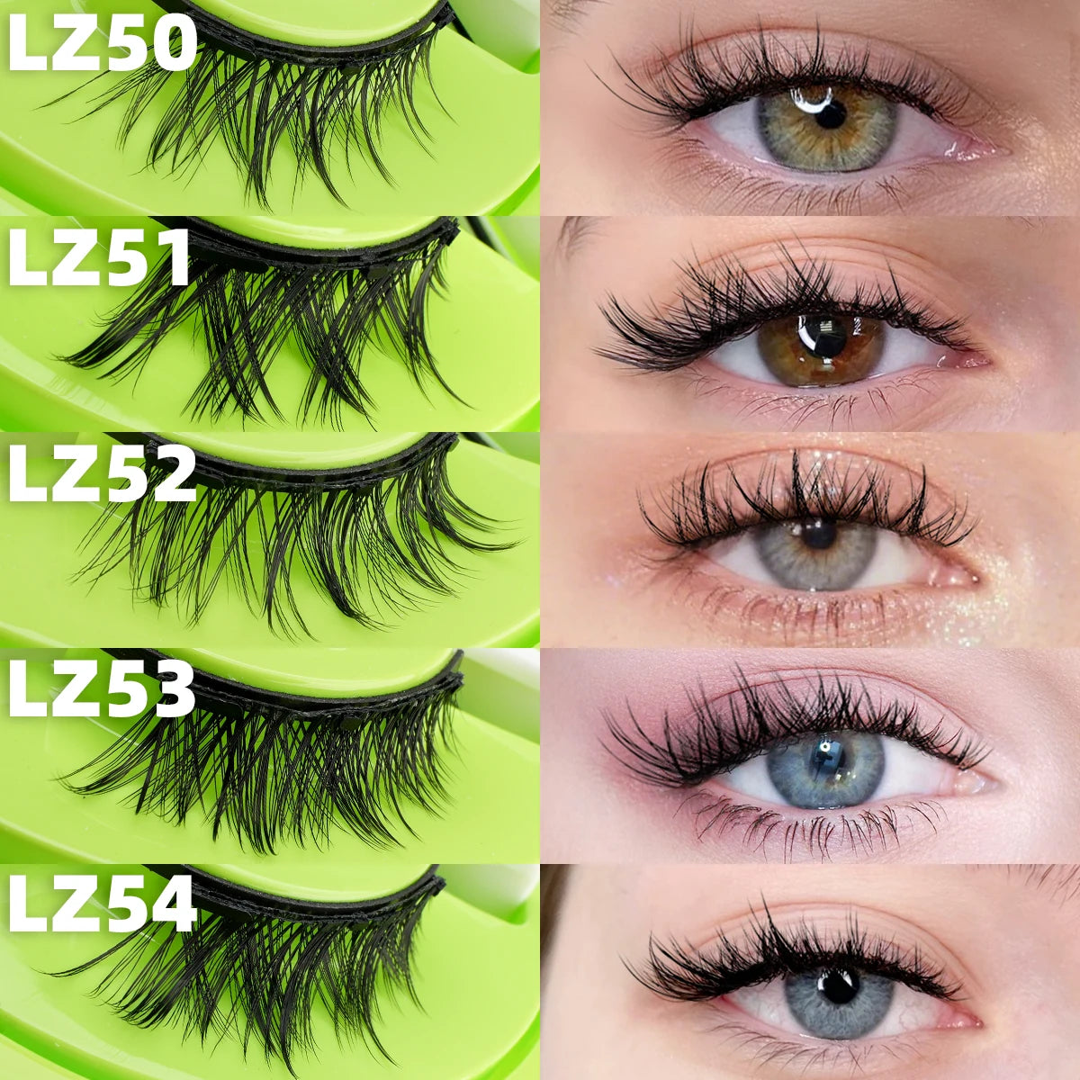 3D Magnetic Eyelashes with Tweezer – Reusable No-Glue False Lashes