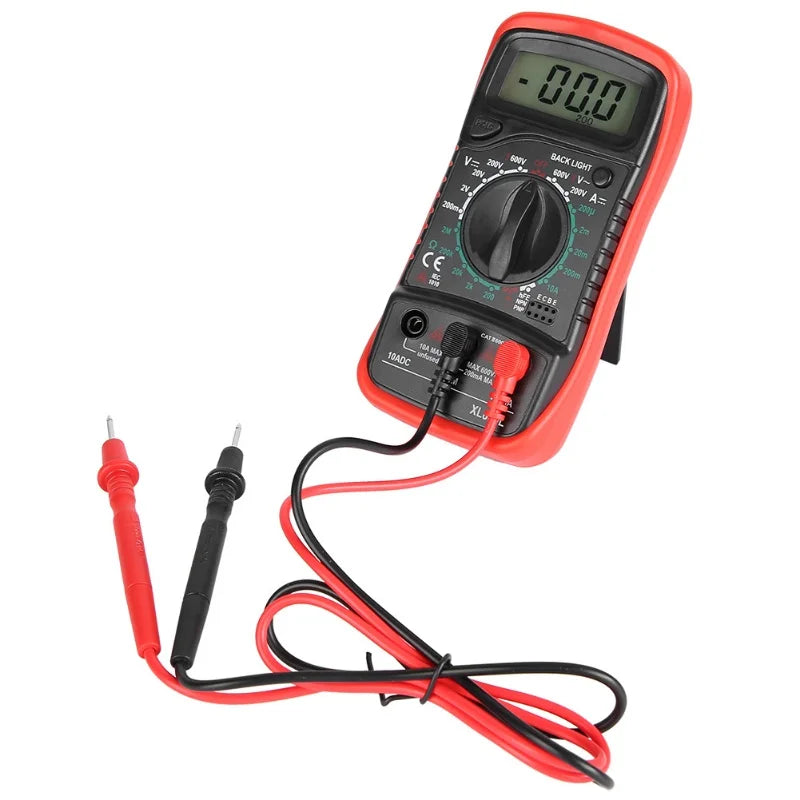 XL830L Handheld LCD Digital Multimeter Voltmeter Ammeter Ohmmeter Current Voltage TesterXL830L Red