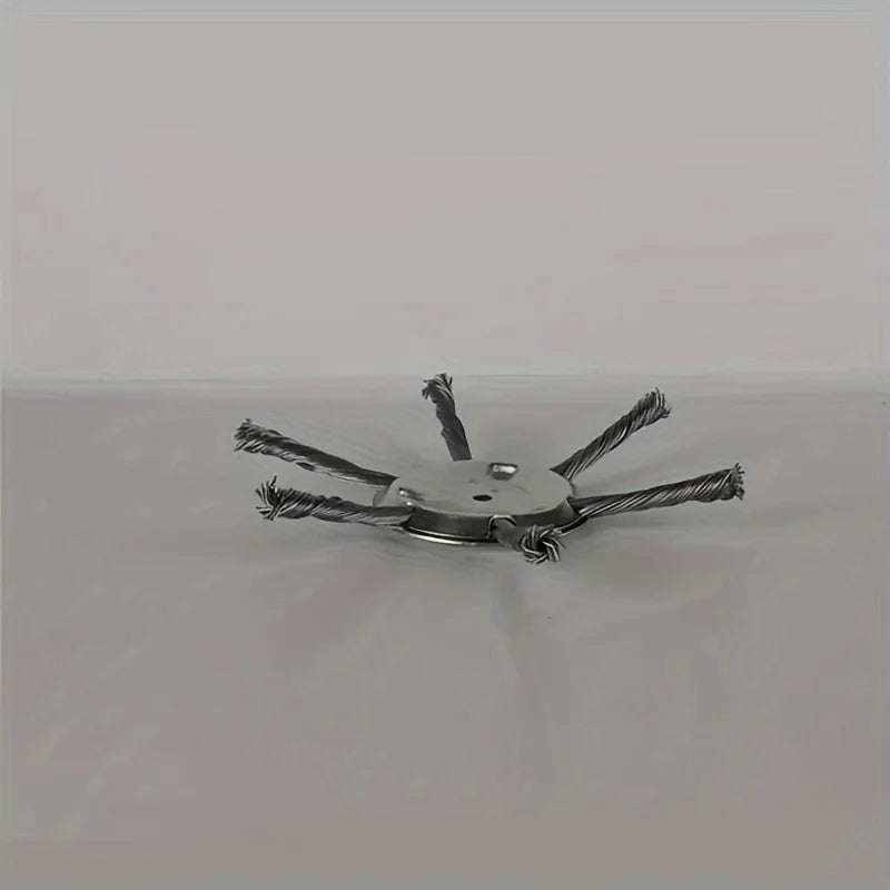 Weeding wheel, wire wheel head, lawn mowing head, universal weeding brush, removes moss and rust.