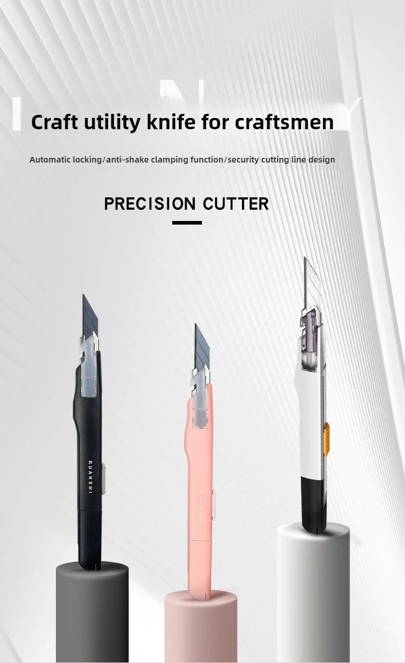Vinyl Utility Knife Anti Shaking Car Stickers Decals Blade Cutter Knife PPF Film Window Tint Craft Cutting Line Paper DIY Tool