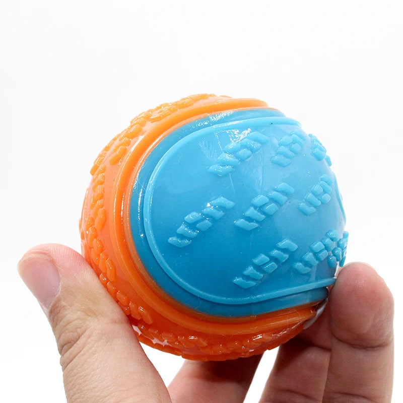 TPR Squeaky Dog Ball - Soft Bite-Resistant Fetch Toy – photo 4