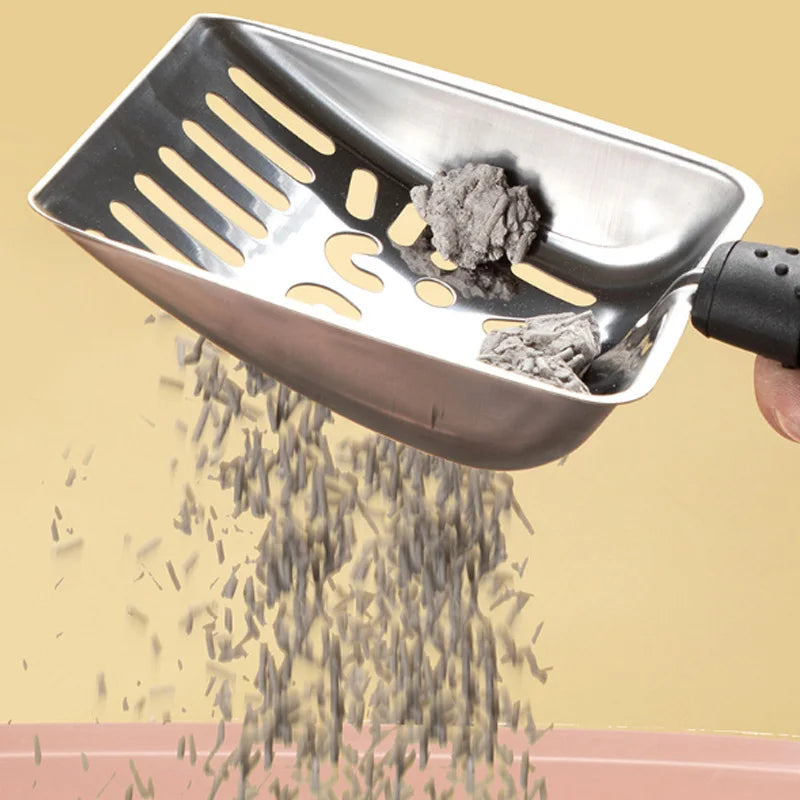 Stainless Steel Cat Litter Scoop - Washable Kitten Litter Shovel – photo 2