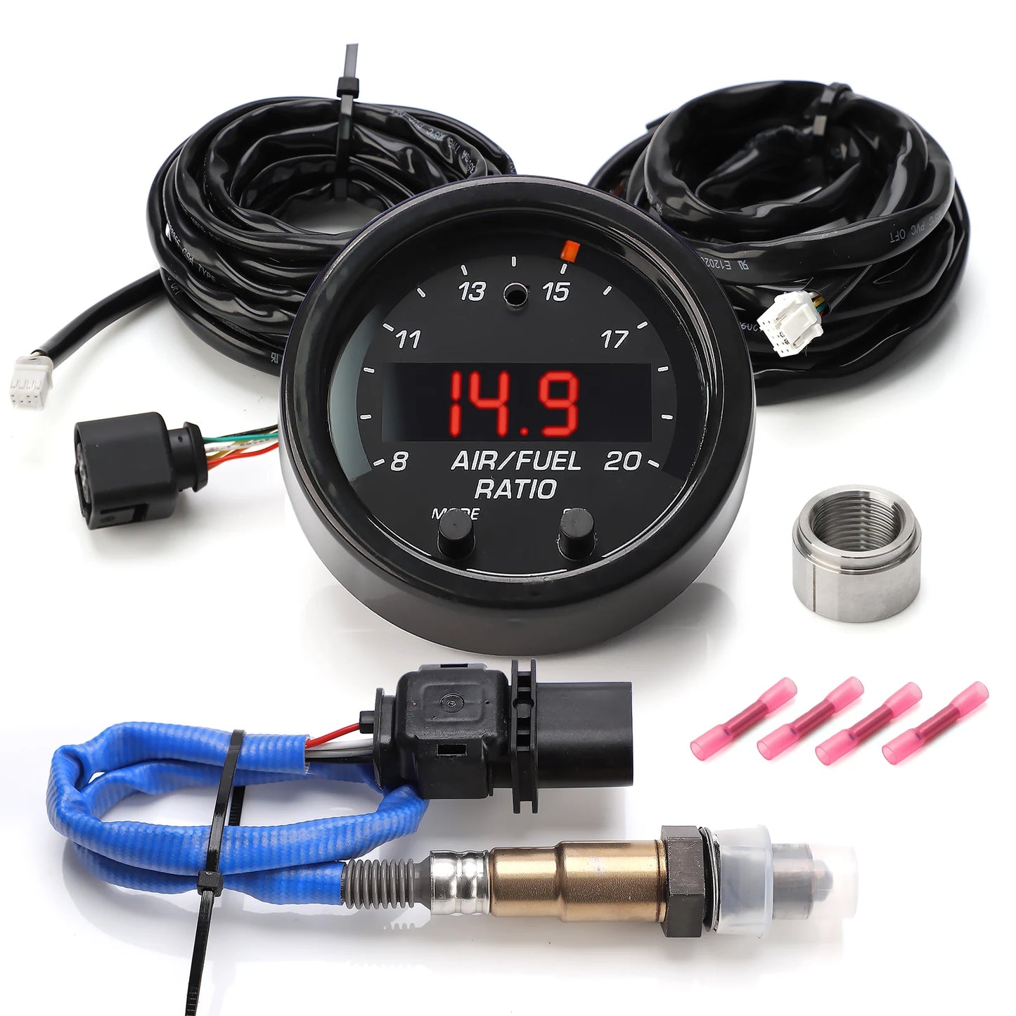 30-0300 AFR Wideband O2 Sensor Kit UEGO Wide Band LSU 4.9 Car Accessories Oxygen Sensor Gauge 0258017025 30-4110