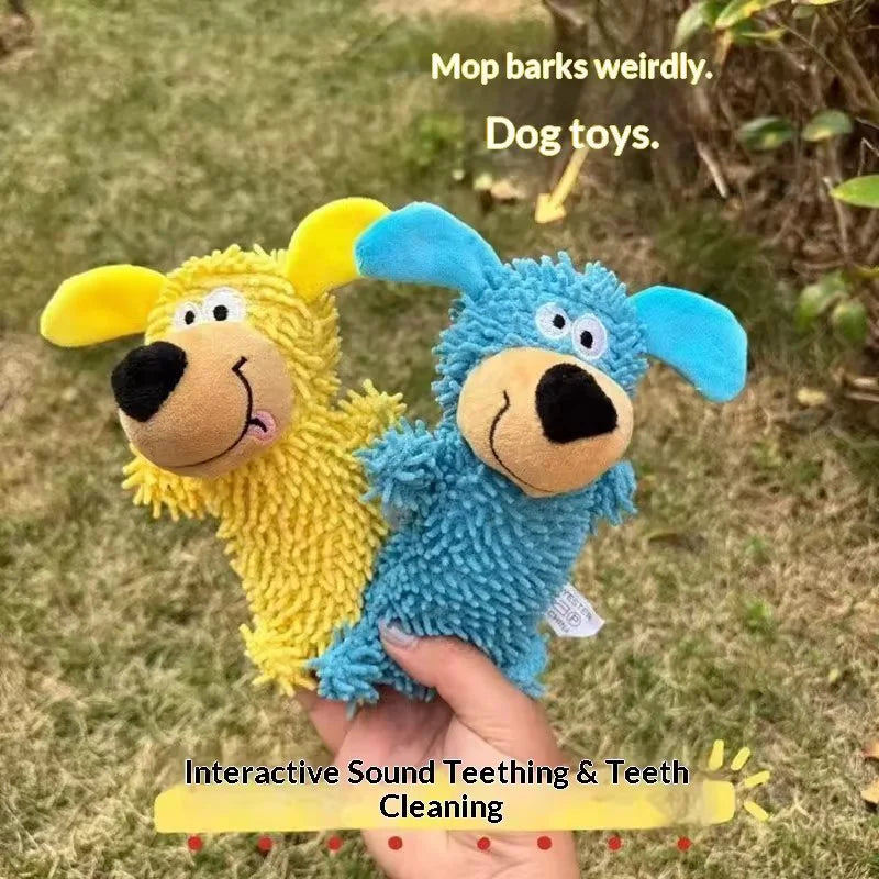 Stuffed Squeaky Dog Doll - Chew Toy for Small & Medium Dogs – photo 2