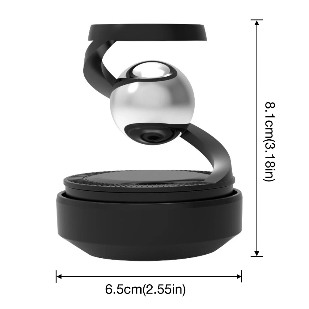 Solar Car Air Freshener Automatic Rotation Dashboard Fragrance Car Perfume Deodorant Oil Diffuser Auto Interiors Accessories