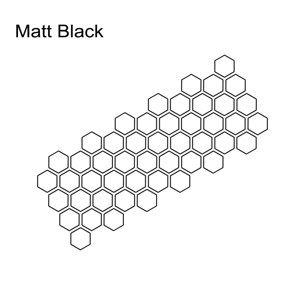 Honeycomb Side Graphic Car Decal — Vinyl Tuning Sticker, Universal