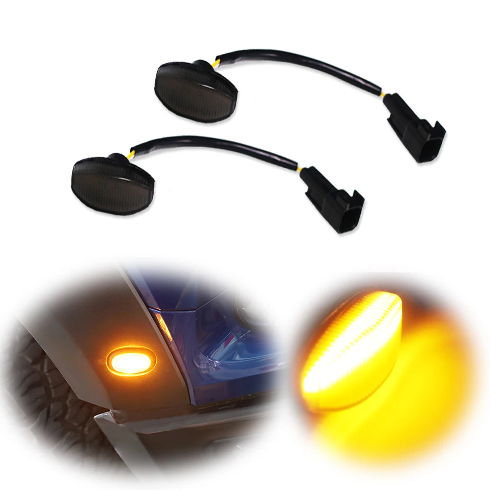 LED Side Marker Fender Lights for Ford F-150 Raptor SVT 2010–2014 (2-Pack)