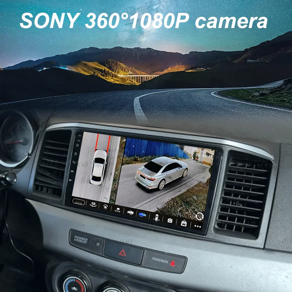 Android 16 For MITSUBISHI LANCER 9 10 X 2008 - 2016 Car Radio video Player 9Inch Stereo Audio GPS Player Carplay Auto Screen