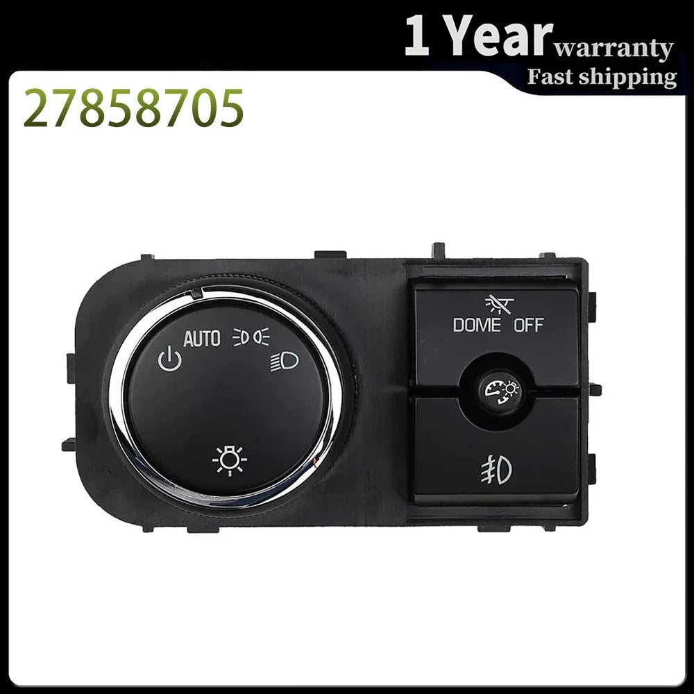 Headlight & Fog Light Control Switch — Chevrolet Avalanche, Silverado, Suburban, Tahoe & GMC Sierra/Yukon (2007–2013)