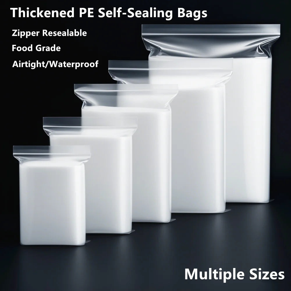 100pcs Aluminum Foil Zip Lock Bags – Food Grade Silvery Mylar Resealable Pouches for Snacks, Herbs & Gift Packaging