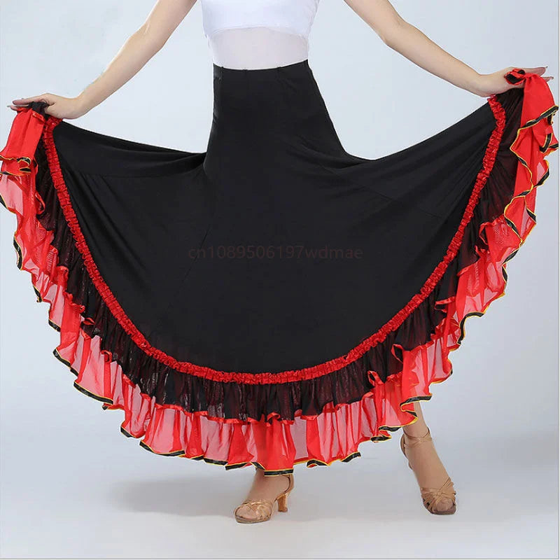 Women's flamenco dress with swing skirt