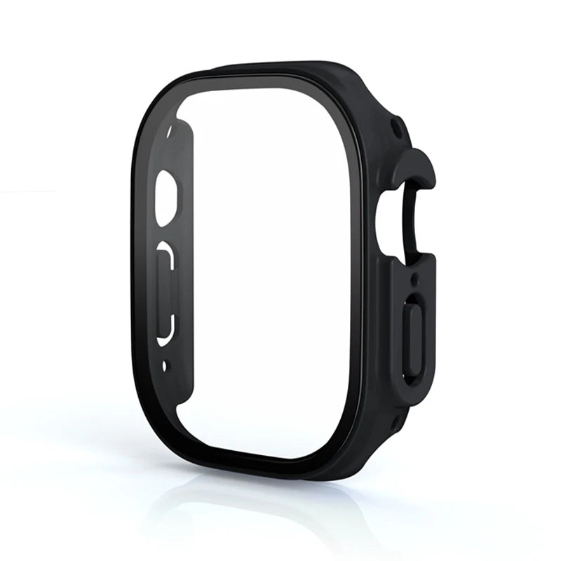 For Apple Watch Ultra 3 49mm 2026 PC Bumper+Screen Protector Tempered Glass+Cover for apple watch Case ultra 2/Ultra Accessories