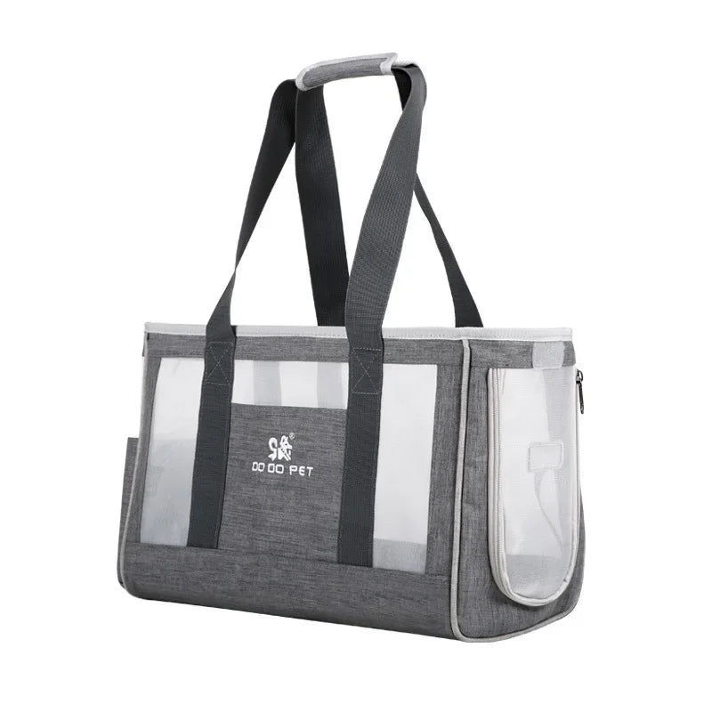 Single Shoulder Pet Carrier Bag - Breathable Travel Handbag – photo 7