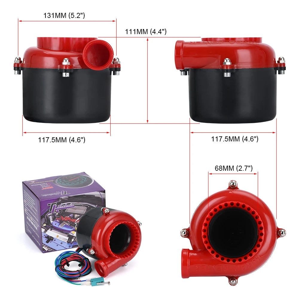 racing Universal Electronic Turbo Car Fake Dump Valve Electronic Turbo Blow Off Valve Blow Off Analog Sound BOV
