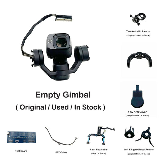 DJI Mini 3 Pro Gimbal Repair Parts - New & Used Components, Cables and Test Tools