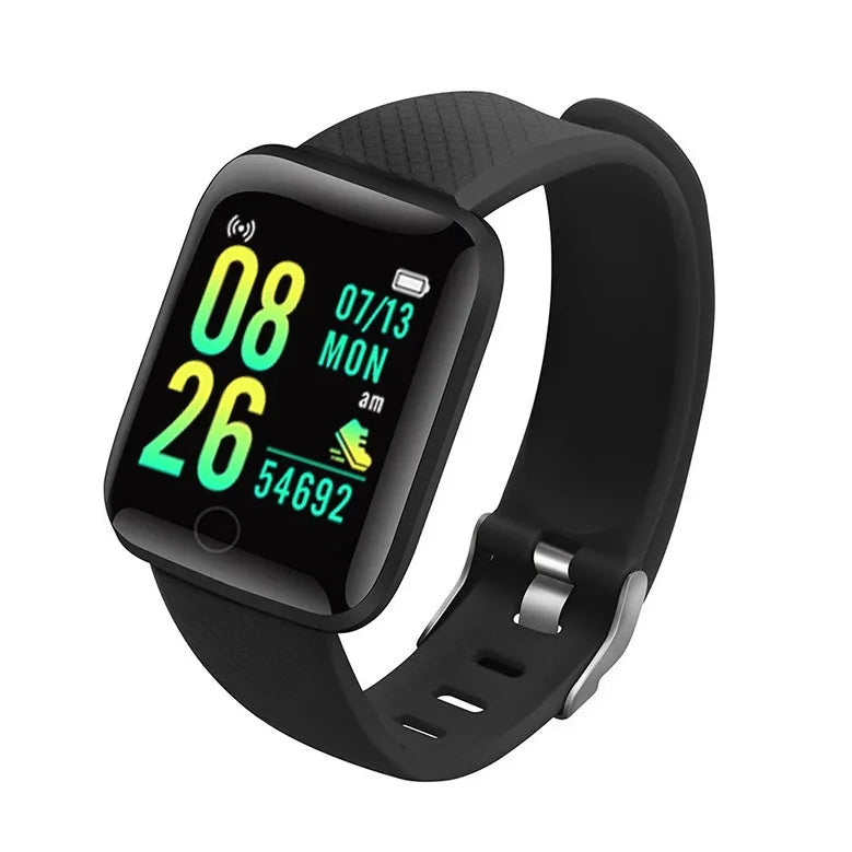 New 116Plus Smart Watch for Men Women Kids Gift Message Remind Music Control Sport Step Calories D13 Smartwatch Alarm Clock