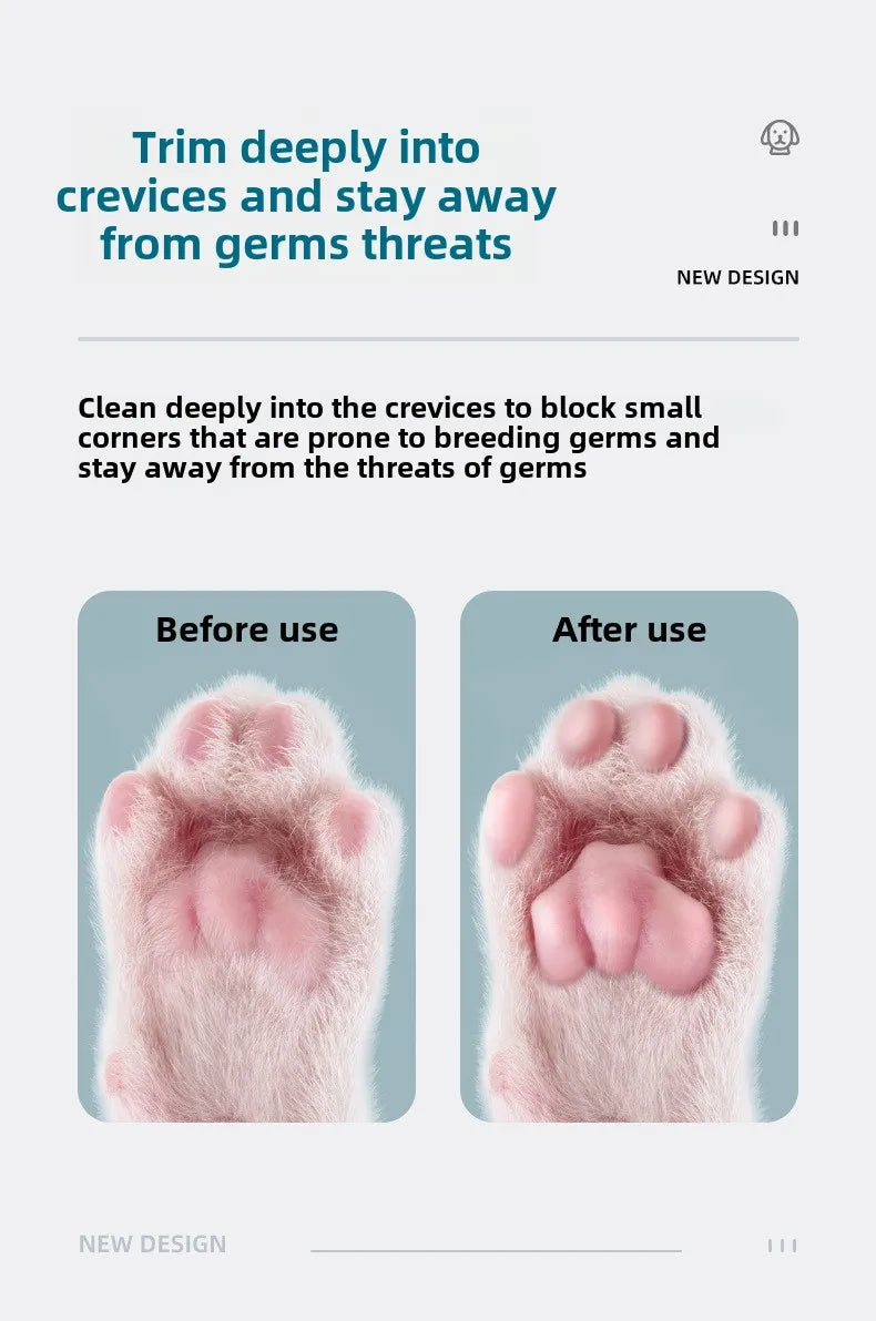 Smart Waterproof Pet Hair Shaver Dog Foot Shaver Cat Hair Removal Electric Clipper Local Trimmer Animal Hair Trimmer