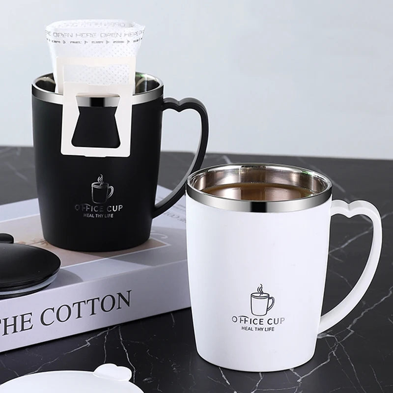 350ml Stainless Steel Thermos Mug with Handle - Insulated Coffee Cup - photo 6